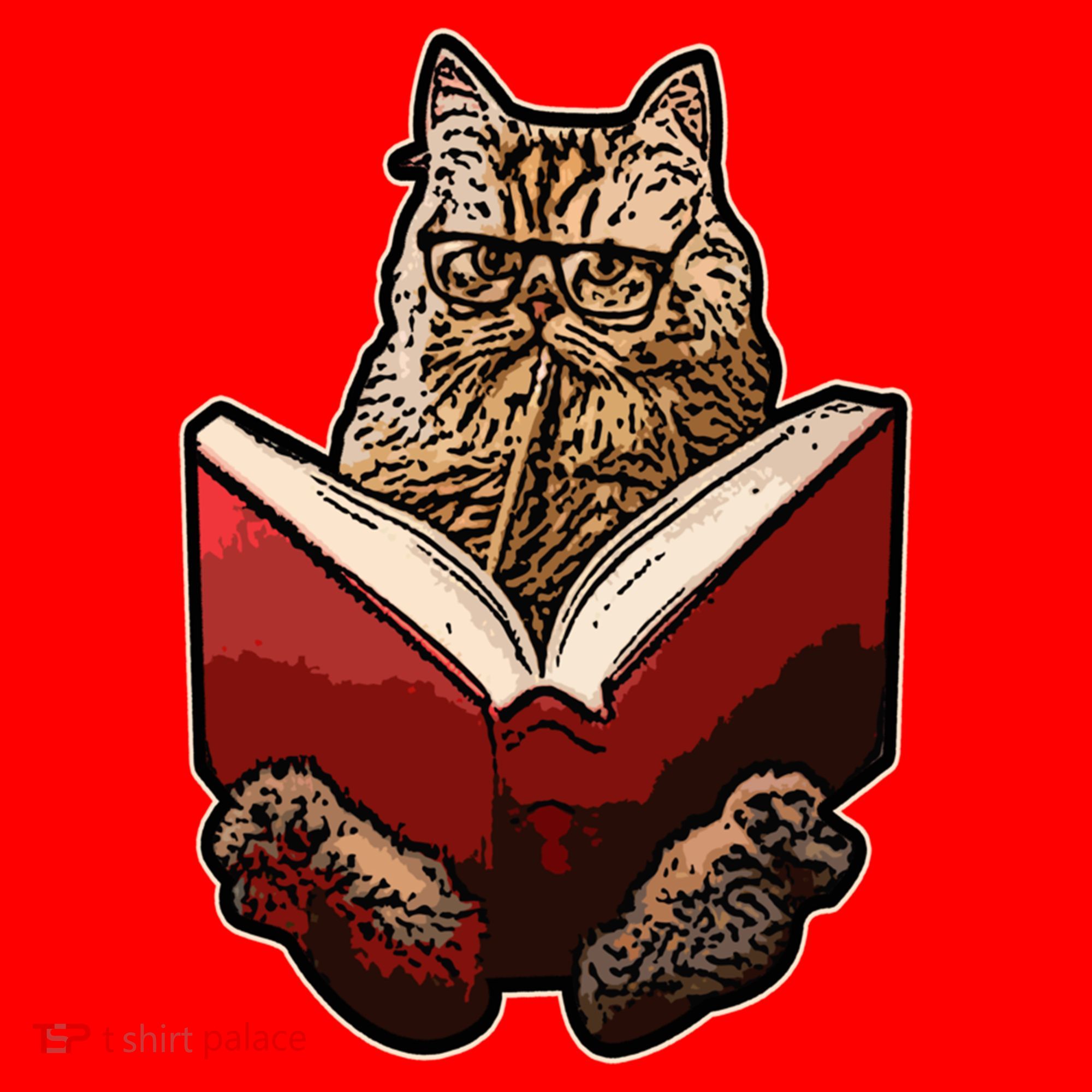 Lucky Cats Reading Books Kitty Dance Meow Funny Pet Animal Gift Santa Hat