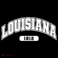 Louisiana Collegiate Style 1812 Button thumb 1