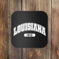 Louisiana Collegiate Style 1812 Coaster thumb 0