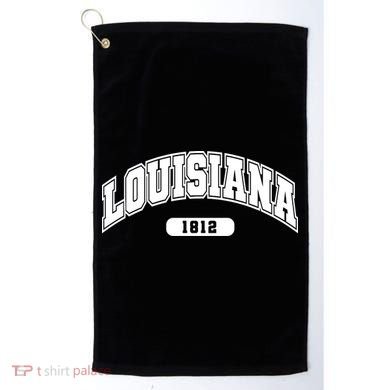Louisiana Collegiate Style 1812 Golf Towel