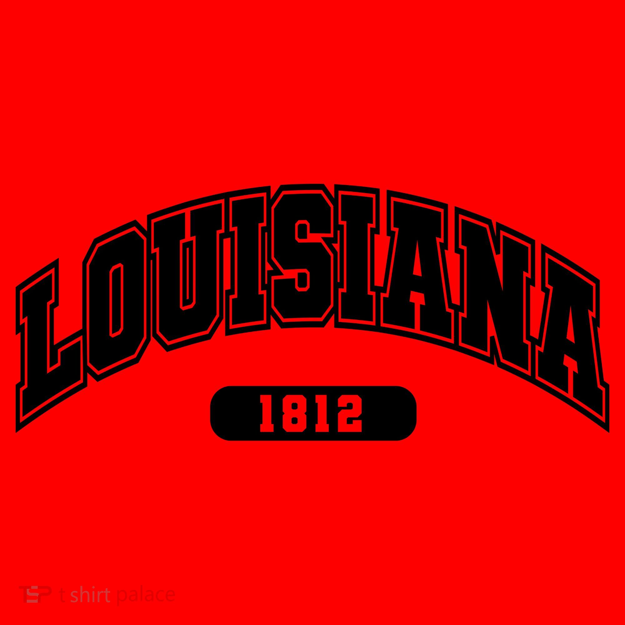 Louisiana Collegiate Style 1812 Santa Hat