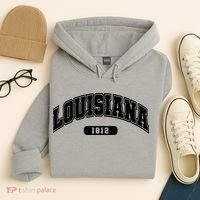 Louisiana Collegiate Style 1812 Hoodie thumb 4