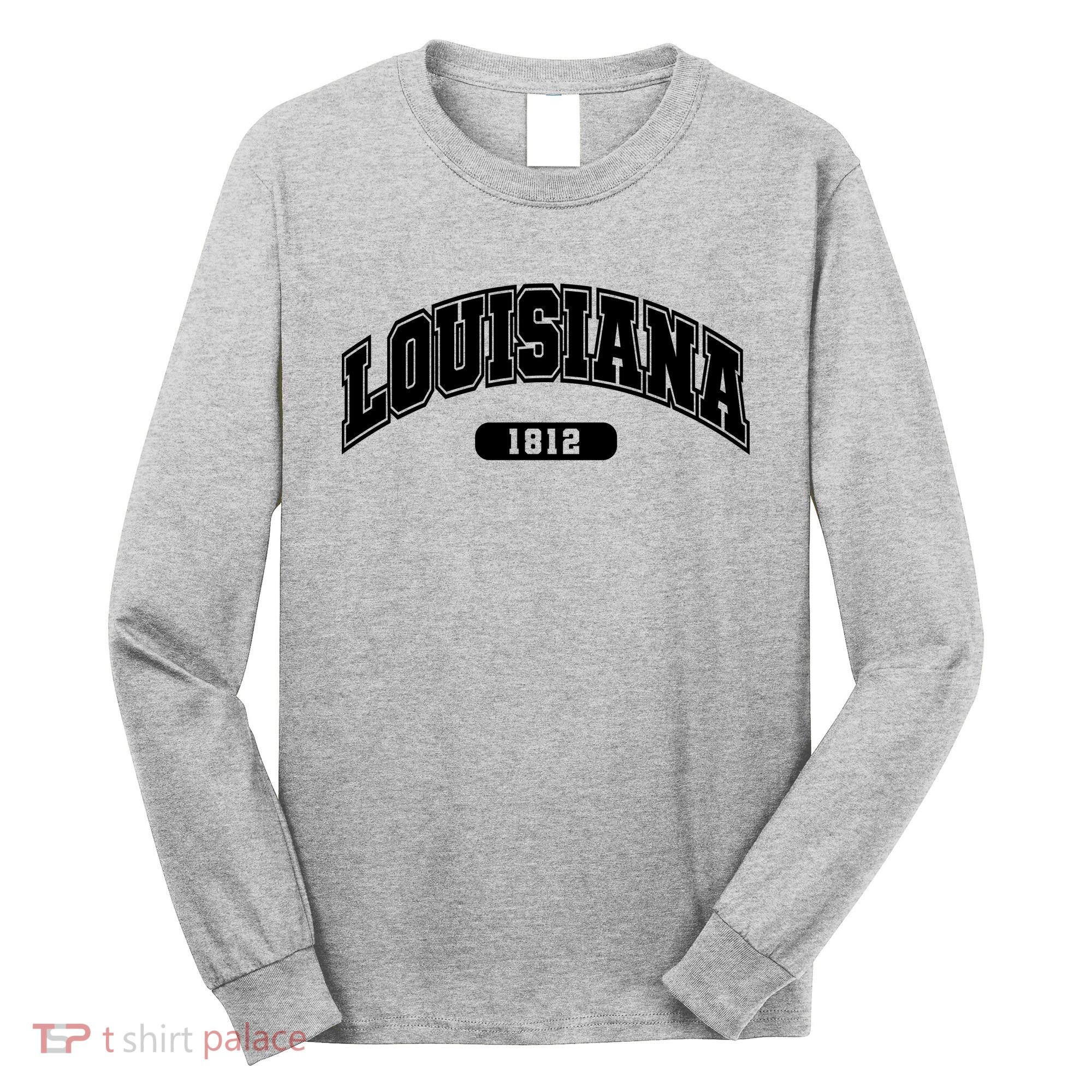 Louisiana Collegiate Style 1812 Long Sleeve Shirt