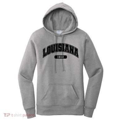 Louisiana Collegiate Style 1812 Women's Hoodie