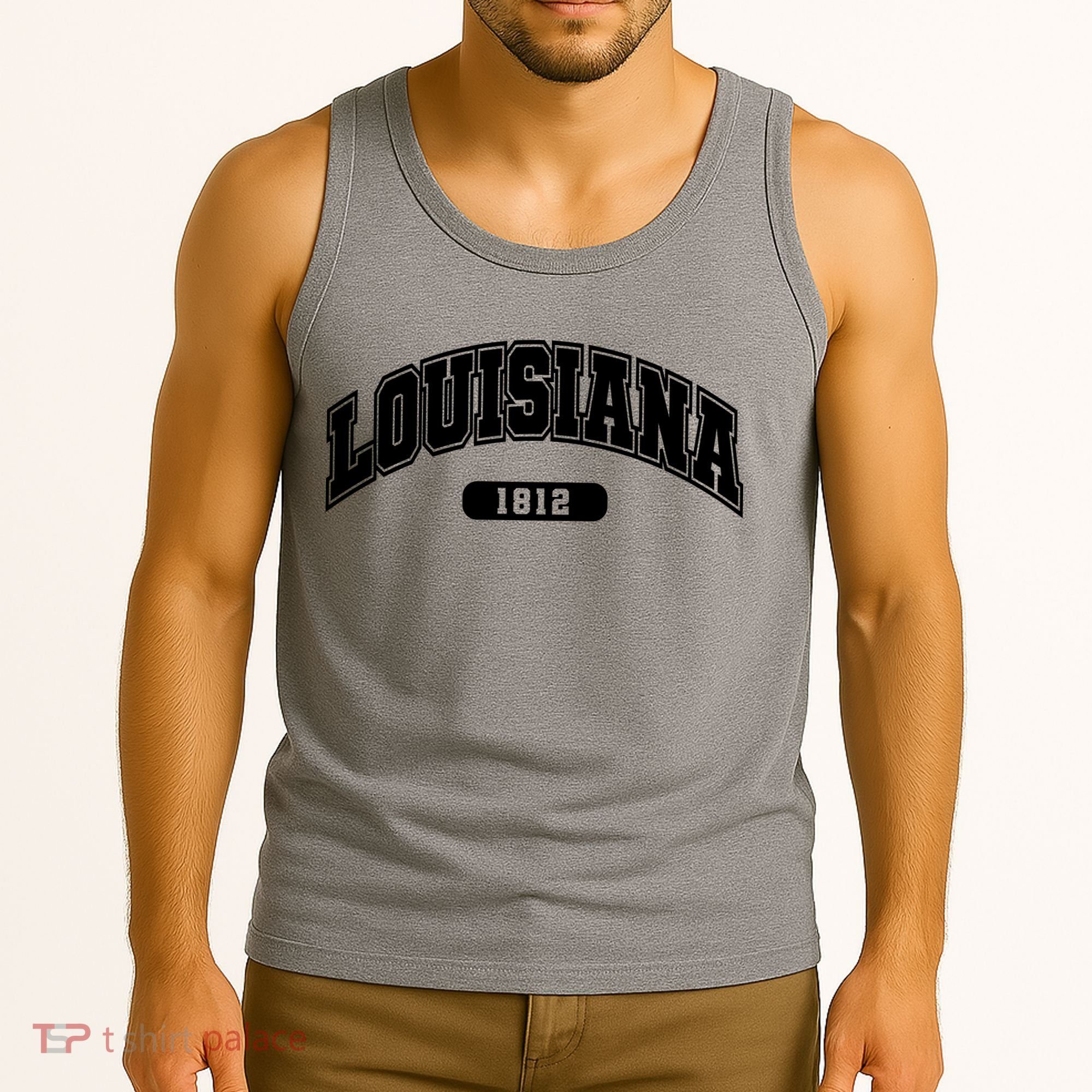 Louisiana Collegiate Style 1812 Tank Top
