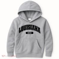 Louisiana Collegiate Style 1812 Kids Hoodie thumb 0