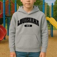 Louisiana Collegiate Style 1812 Kids Hoodie thumb 2