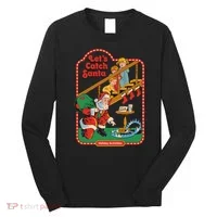 Let's Catch Santa Holiday Archives Long Sleeve Shirt thumb 0