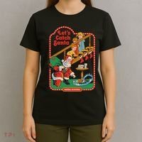 Let's Catch Santa Holiday Archives T-Shirt thumb 4