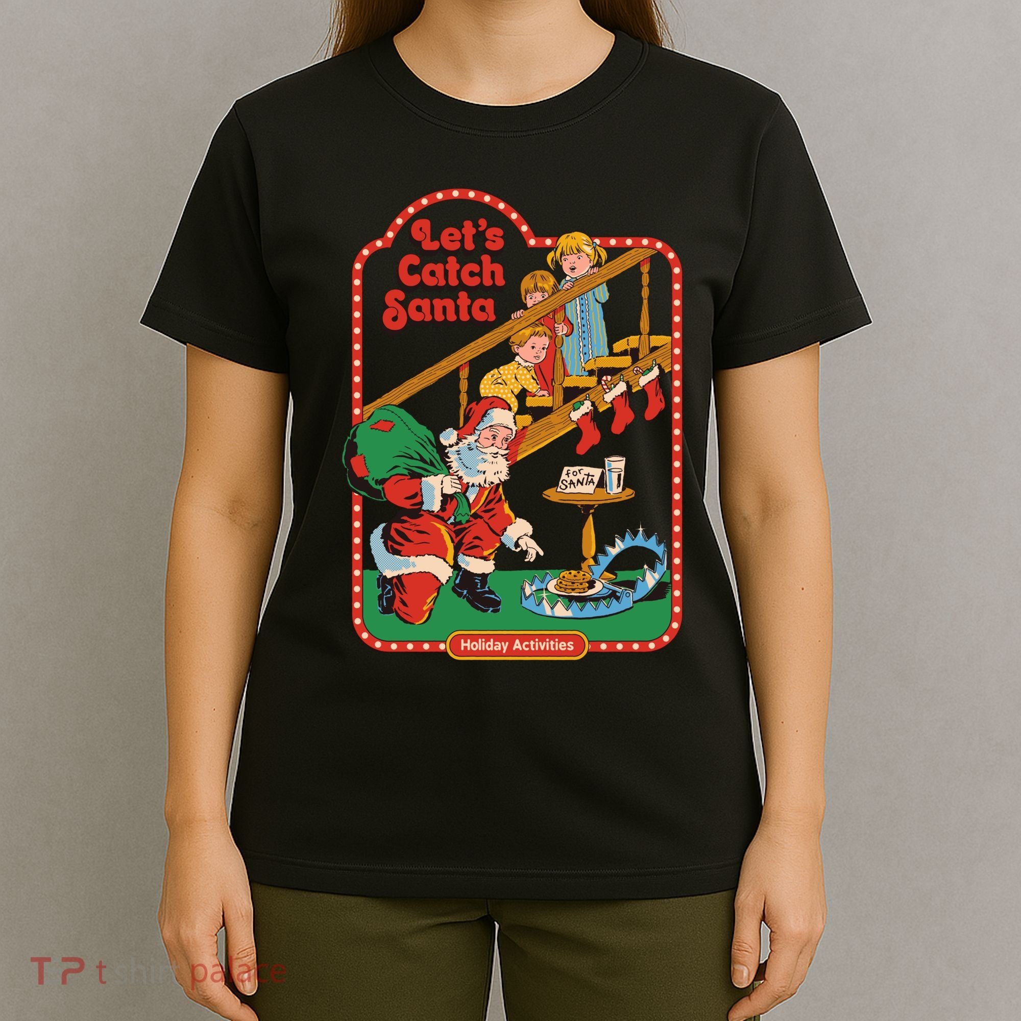 Let's Catch Santa Holiday Archives T-Shirt