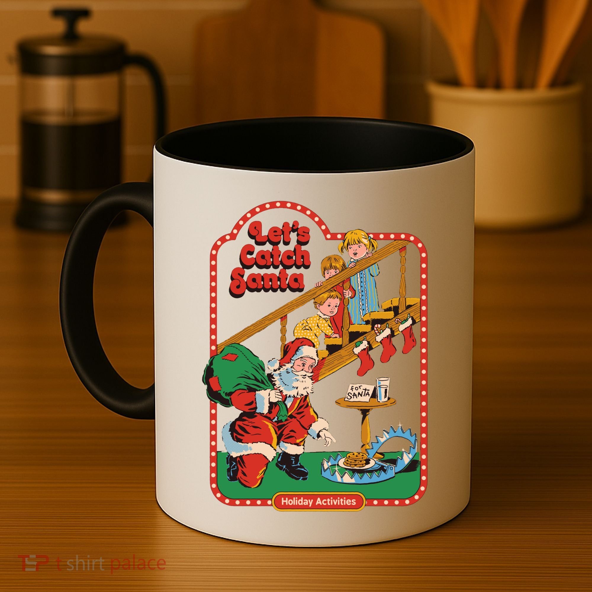 Let's Catch Santa Holiday Archives Coffee Mug