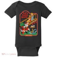 Let's Catch Santa Holiday Archives Baby Bodysuit thumb 0