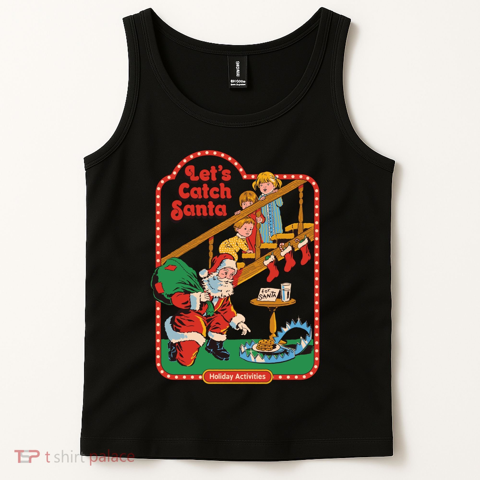 Let's Catch Santa Holiday Archives Tank Top