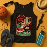 Let's Catch Santa Holiday Archives Tank Top thumb 4
