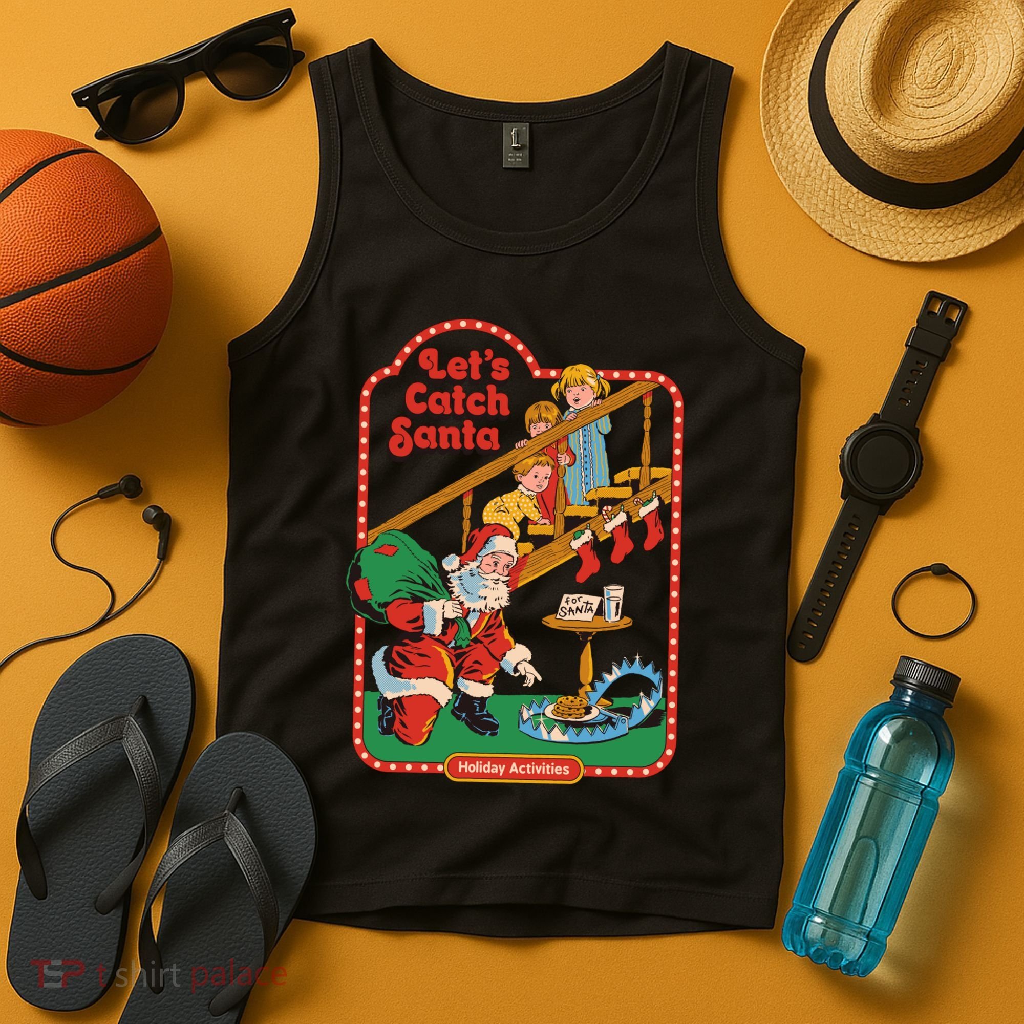Let's Catch Santa Holiday Archives Tank Top