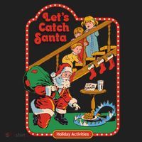 Let's Catch Santa Holiday Archives Golf Towel thumb 3