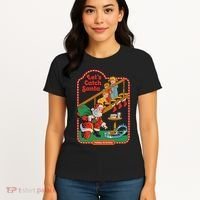 Let's Catch Santa Holiday Archives Women's T-Shirt thumb 4