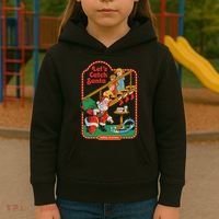 Let's Catch Santa Holiday Archives Kids Hoodie thumb 3
