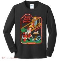Let's Catch Santa Holiday Archives Kids Long Sleeve Shirt thumb 0