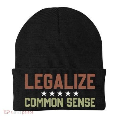 Legalize Common Sense Retro Beanie