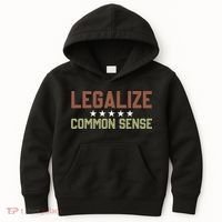 Legalize Common Sense Retro Kids Hoodie thumb 0
