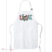 Love Christmas Skull Funny Xmas Hoilday Gift Apron thumb 0