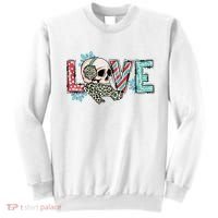 Love Christmas Skull Funny Xmas Hoilday Gift Sweatshirt thumb 0