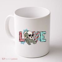 Love Christmas Skull Funny Xmas Hoilday Gift Coffee Mug thumb 0