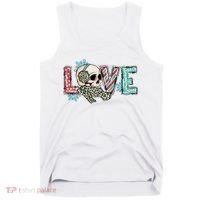 Love Christmas Skull Funny Xmas Hoilday Gift Tank Top thumb 0