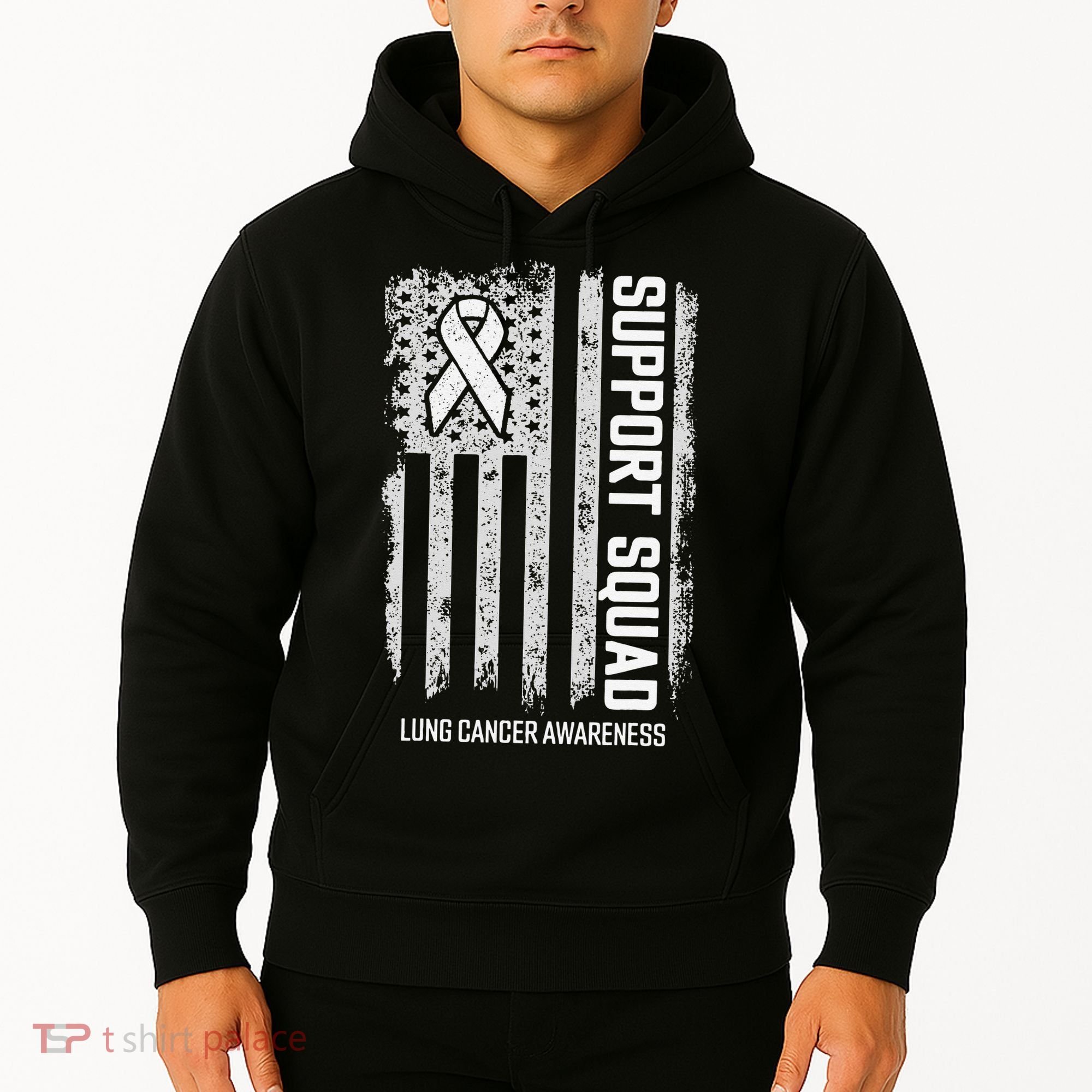 Lung Cancer Support Squad Lung Cancer Awareness Hoodie