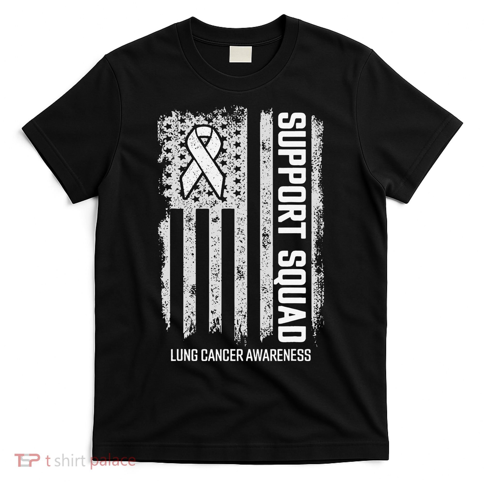 Lung Cancer Support Squad Lung Cancer Awareness T-Shirt