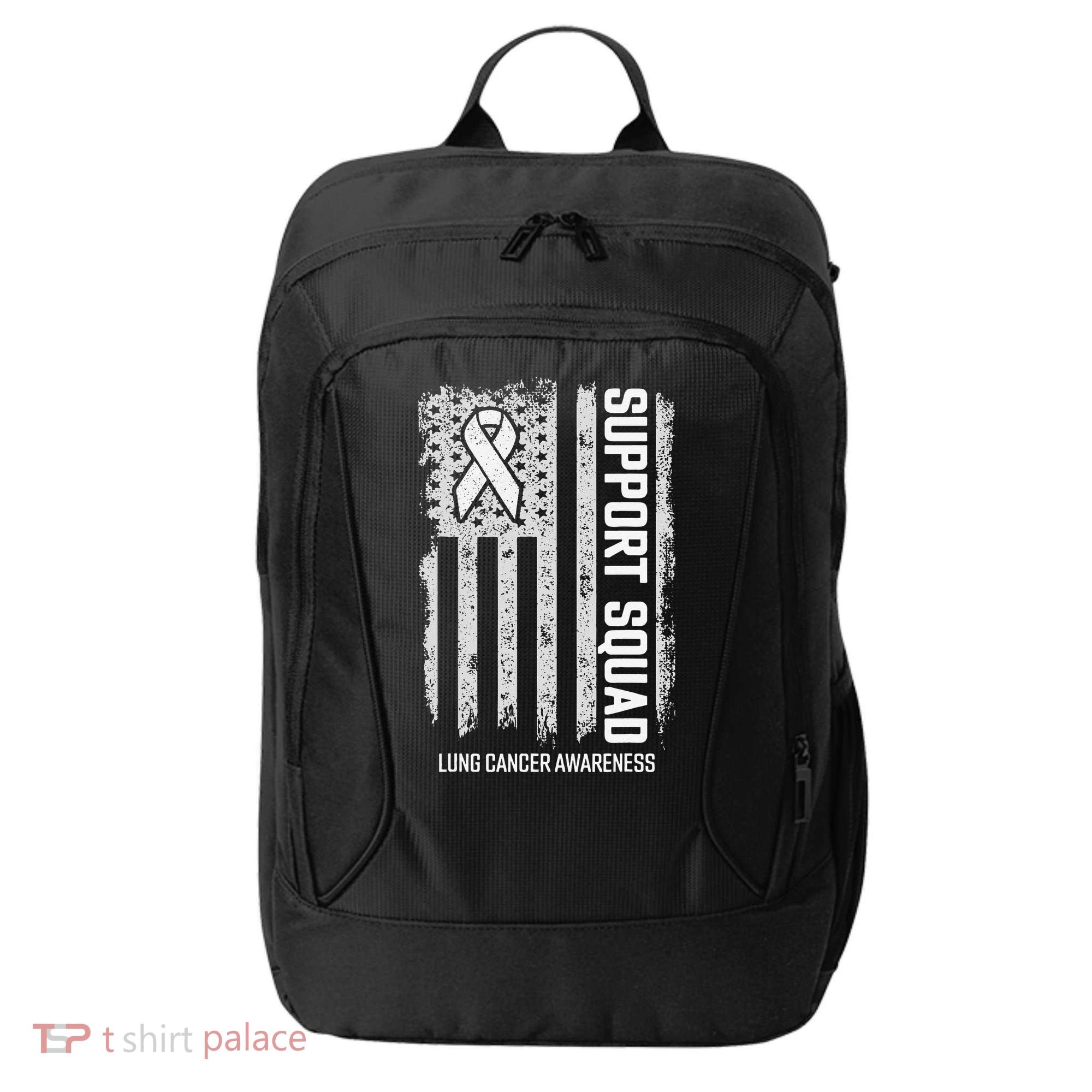 Lung Cancer Support Squad Lung Cancer Awareness City Backpack