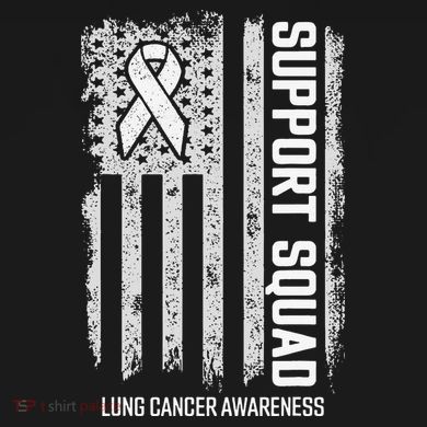 Lung Cancer Support Squad Lung Cancer Awareness Bucket Hat