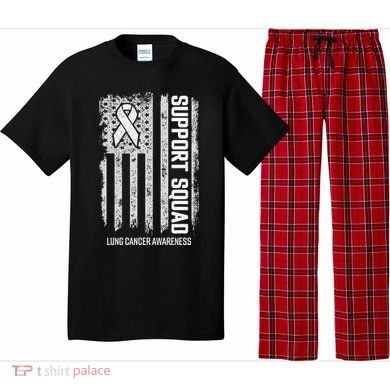 Lung Cancer Support Squad Lung Cancer Awareness Pajama Set