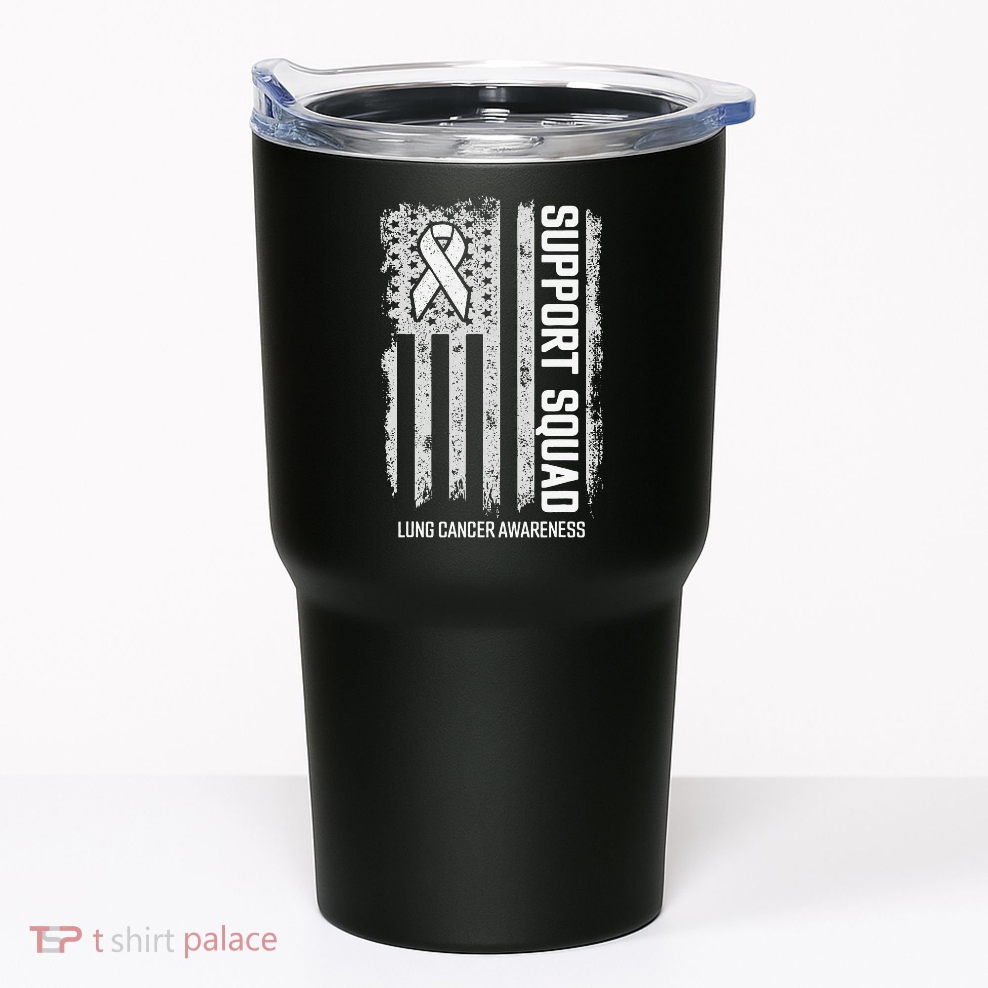 Lung Cancer Support Squad Lung Cancer Awareness Tumbler