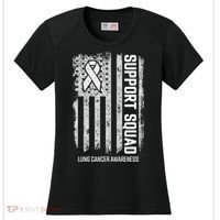 Lung Cancer Support Squad Lung Cancer Awareness Women's Cooling Performance Crew T-Shirt thumb 0