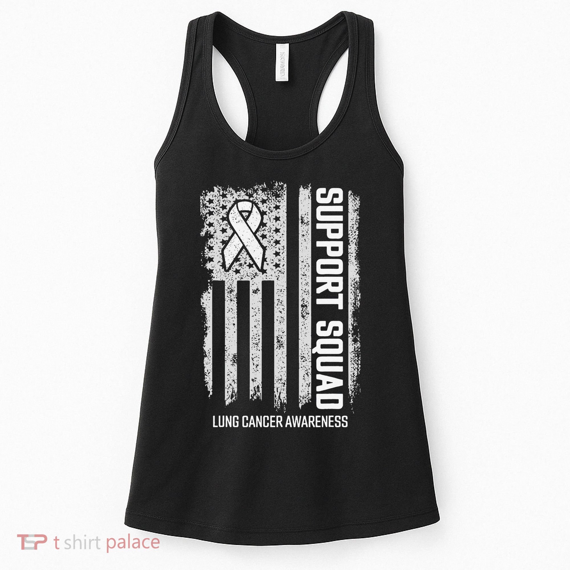 Lung Cancer Support Squad Lung Cancer Awareness Women's Tank Top