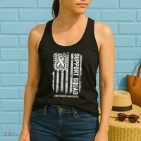 Lung Cancer Support Squad Lung Cancer Awareness Women's Tank Top thumb 2