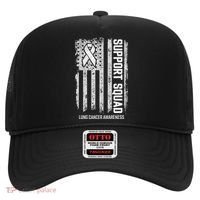 Lung Cancer Support Squad Lung Cancer Awareness Hat thumb 0