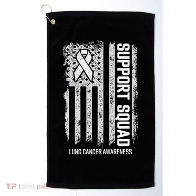 Lung Cancer Support Squad Lung Cancer Awareness Golf Towel