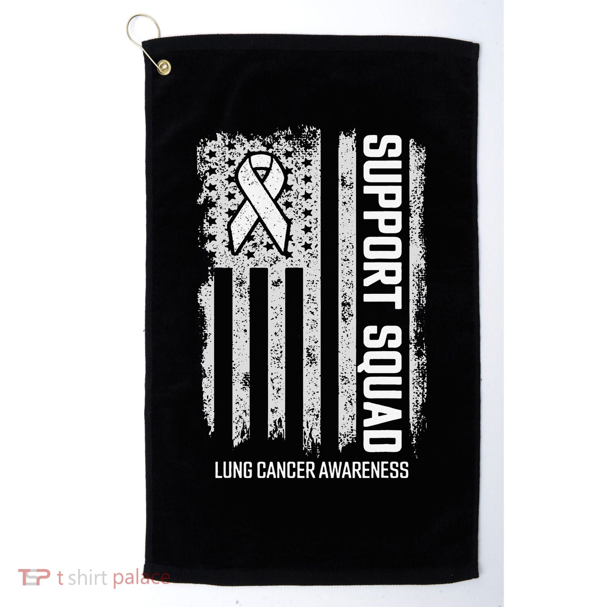 Lung Cancer Support Squad Lung Cancer Awareness Golf Towel