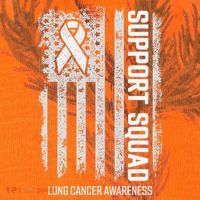 Lung Cancer Support Squad Lung Cancer Awareness Kati Licensed 12" Camo Cuffed Beanie thumb 2