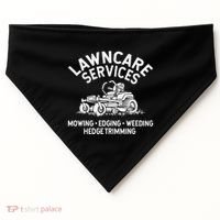 Lawn Care Services Zero Turn Mower USA-Made Doggie Bandana thumb 0