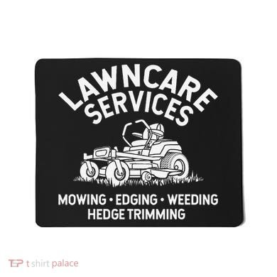 Lawn Care Services Zero Turn Mower Mousepad