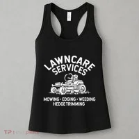 Lawn Care Services Zero Turn Mower Women's Tank Top thumb 3