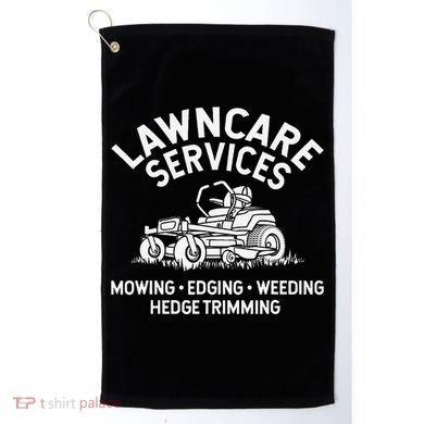 Lawn Care Services Zero Turn Mower Golf Towel