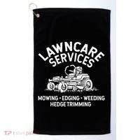 Lawn Care Services Zero Turn Mower Golf Towel thumb 0
