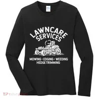Lawn Care Services Zero Turn Mower Women's Long Sleeve Shirt thumb 0