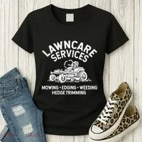 Lawn Care Services Zero Turn Mower Women's T-Shirt thumb 3