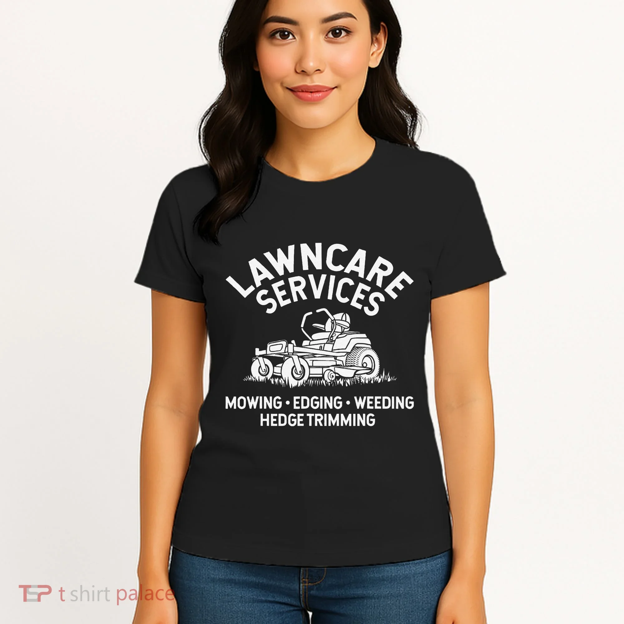 Lawn Care Services Zero Turn Mower Women's T-Shirt
